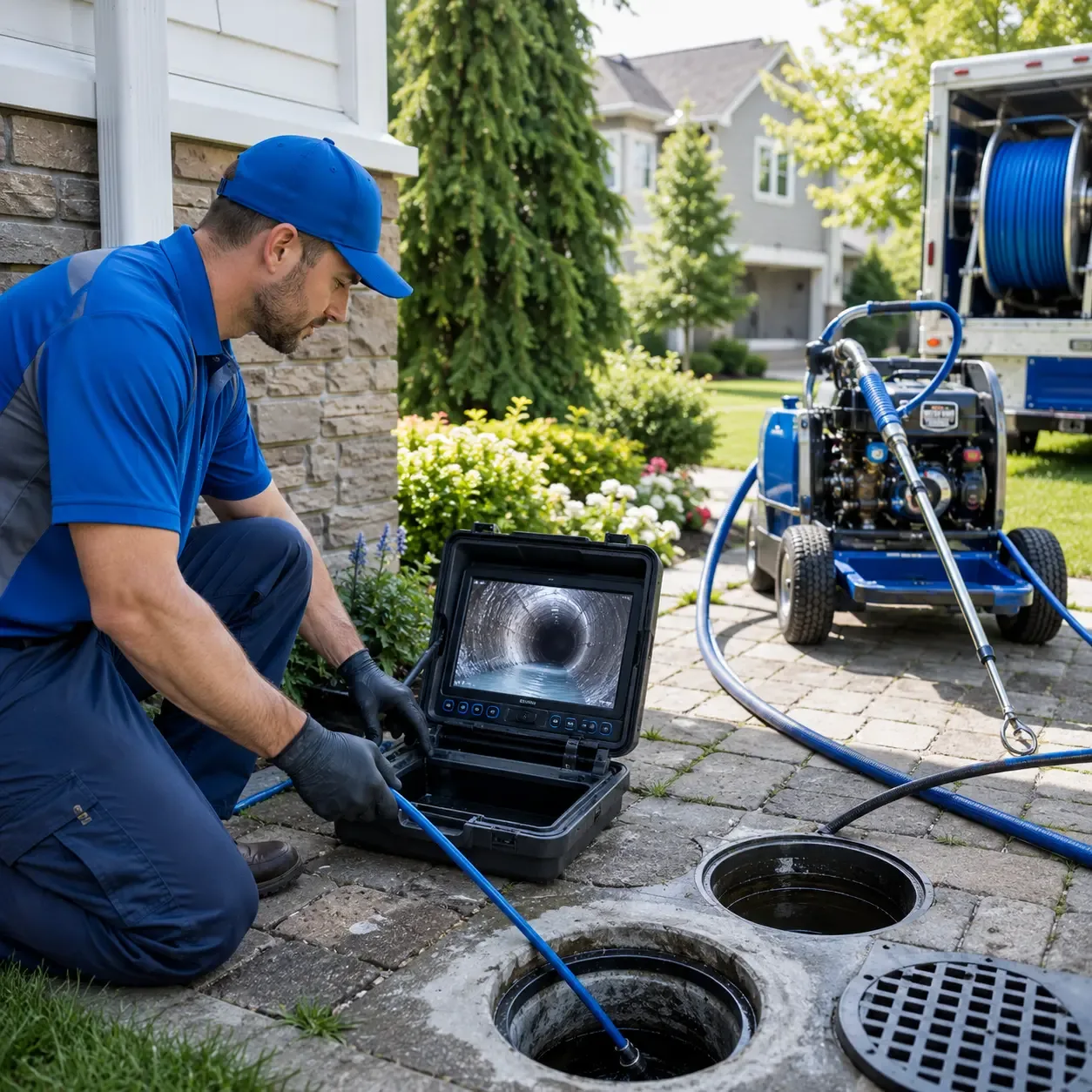 Outdoor drain cleaning professionals serving Dimock, PA